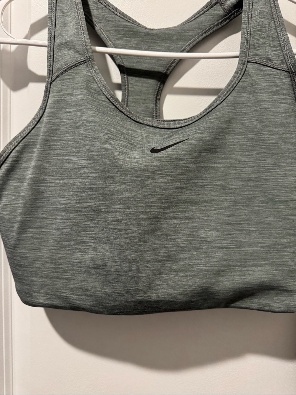 Nike Light Gray/Heather Racerback Sports Bra